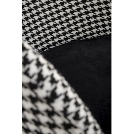 H113  hoker czarny / biały (2p2szt)