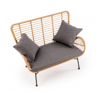 IKARO XL sofa naturalny-popiel