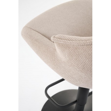 H122 hoker nogi - czarny, siedzisko - beżowy (1p2szt)