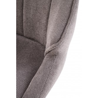 H122 hoker nogi - czarny, siedzisko - popielaty (1p2szt)