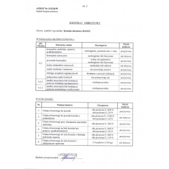HASEL fotel gabinetowy czarny / popiel