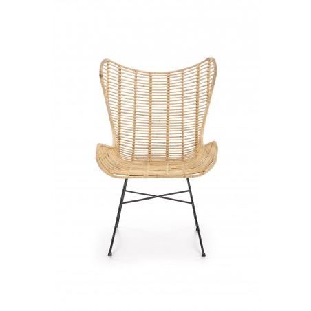 INDIANA fotel wypoczynkowy rattan naturalny (2p1szt)