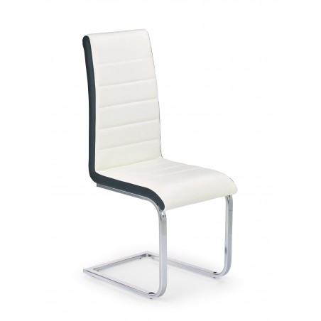 K132 krzesło biało-czarny (2p4szt)