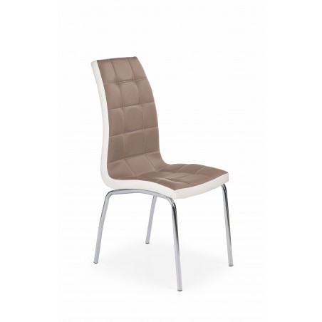 K186 krzesło cappuccino - biały (1p4szt)