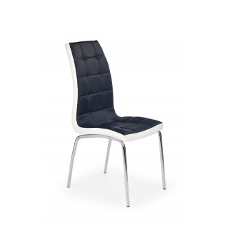 K186 krzesło czarno - białe (1p4szt)