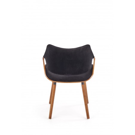 K396 krzesło orzechowy / czarny (1p1szt)