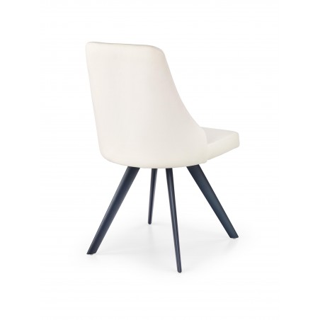 K206 krzesło biało / czarny (2p4szt)