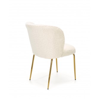 K474 krzesło kremowy-złoty (1p2szt)
