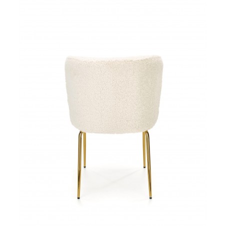 K474 krzesło kremowy-złoty (1p2szt)