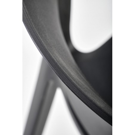 K491 krzesło plastik czarny (1p4szt)