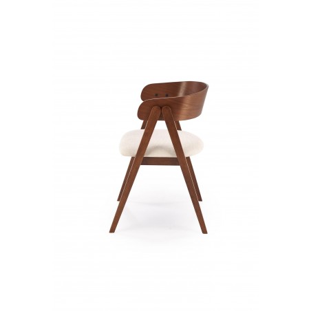 K562 krzesło orzechowy / jasny beżowy (1p2szt)