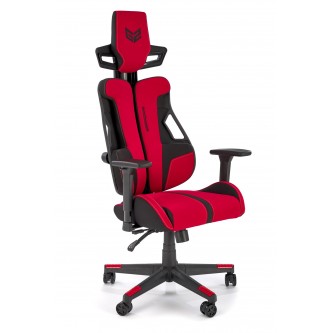 NITRO 2 fotel gabinetowy tkanina, czerwony / czarny (1p1szt)