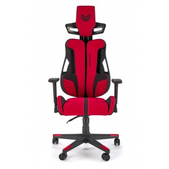 NITRO 2 fotel gabinetowy tkanina, czerwony / czarny (1p1szt)